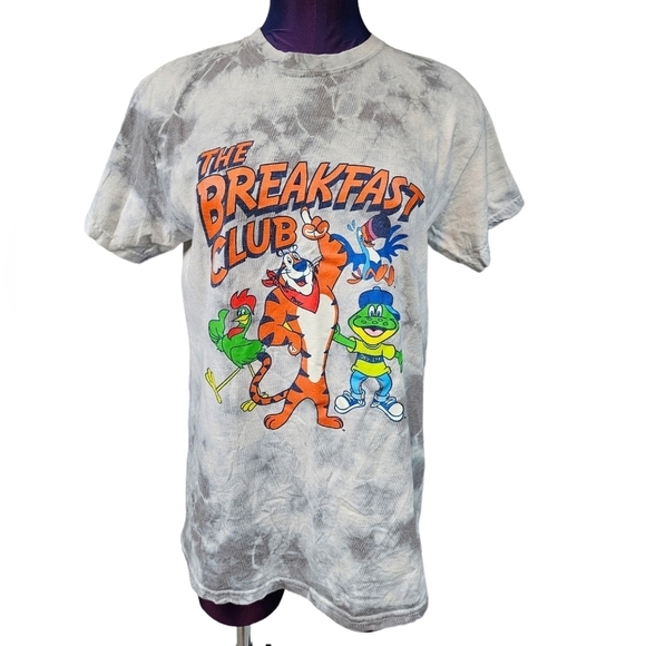 Kellogg's Tie Dye Breakfast Club Graphic Print Tee-Shirt Size Medium Unisex P47 - Picture 9 of 10